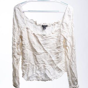 NEW Women's Ivory Top Plus Size 14